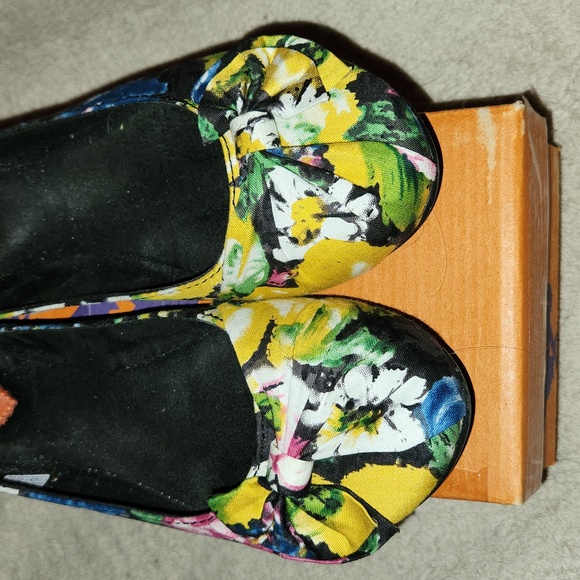 ROCKET DOG Floral Ballet Flats w/ bow - Picture 4 of 8